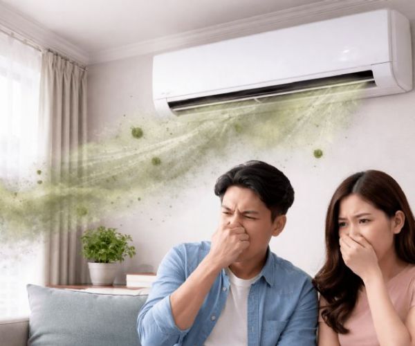 冷氣一開就有霉味？異味臭味根除方法與洗冷氣時機全解析